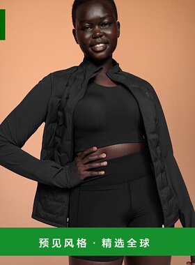 欧洲直邮On/昂跑 Climate系列女士黑色聚酯纤维反光标识夹克外套