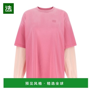 香港直邮GANNI 女士T恤 A1050044868 SS2026 粉红色 Double layer