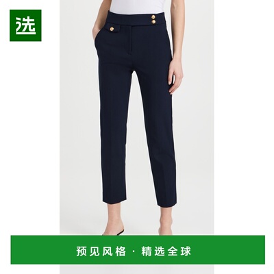 香港直邮VERONICA BEARD 女士 Renzo 长裤 blue蓝色 舒适时尚