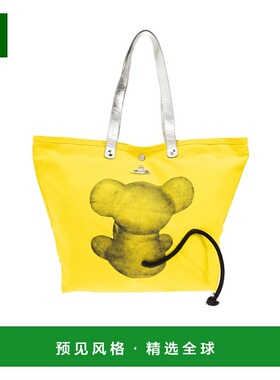 香港直邮Vivienne Westwood 徽标牌购物袋 4205007GUW015D