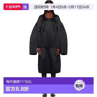 1h可退 香港直邮comme des garcons 川久保玲 女士 黑色 Satin Th