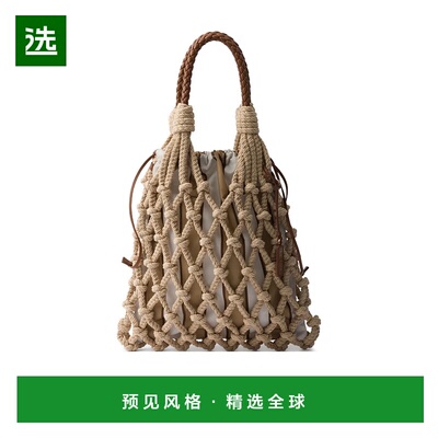 香港直邮Prada 中号花边手提包 1BC1112DI2VOOR