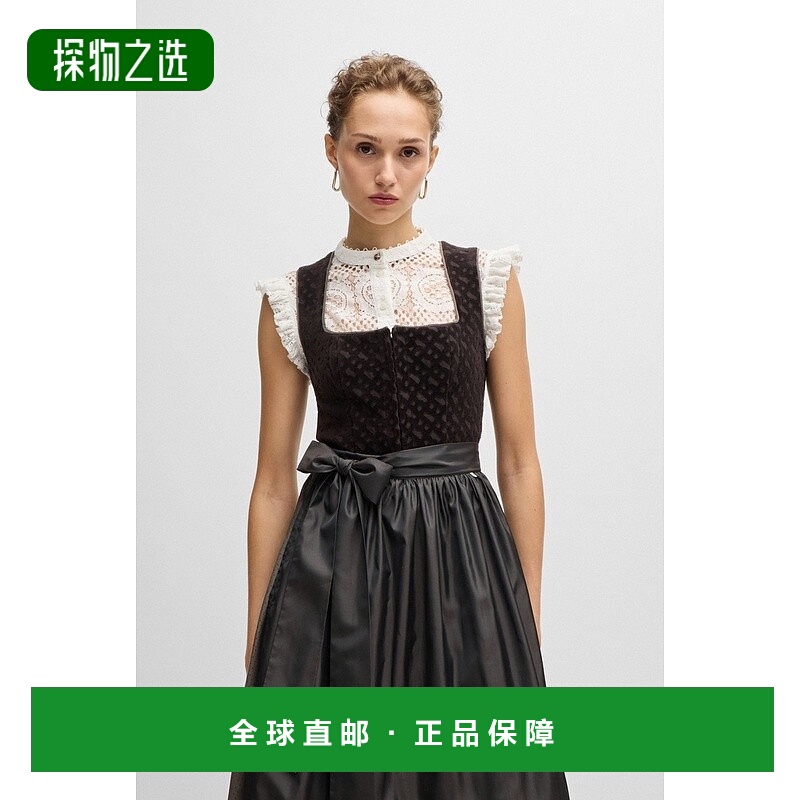 欧洲直邮HUGO BOSS雨果BOSS BLACK BOSS x Kinga Mathe 蕾丝