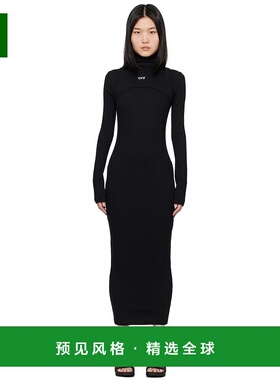 香港直邮Off-white 女士 黑色 Off Stamp 连衣裙 OWDB495C99JER00