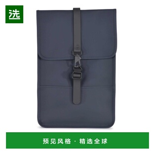 香港直邮RAINS 户外背包 13020NAV AW2025 蓝色 Polyester Backpa