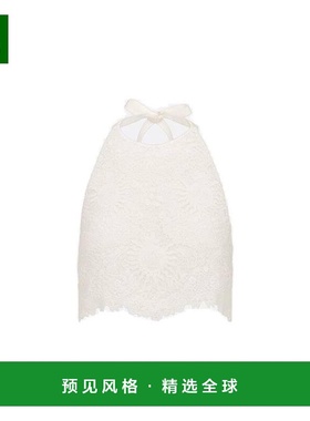 香港直邮DIOR 迪奥 女士 Christian 蕾絲細節掛脖上衣 441B94A899