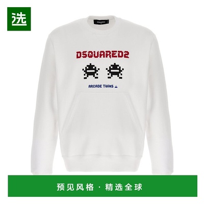 1h可退 香港直邮Dsquared2 二次方 男士 长袖圆领卫衣 S74GU0730S