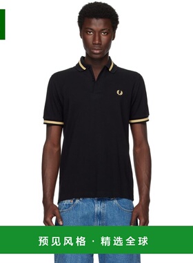 1h可退 香港直邮Fred Perry 弗莱德.派瑞 男士 黑色 M2 Polo 衫 M