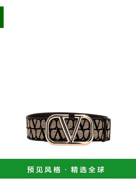 【99新未使用】香港直邮Valentino 徽标腰带 2W0T0SD9WMC华伦天奴