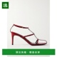 1h可退 F3083938FIRERED554 罗马风漆皮凉鞋 香港直邮KHAITE 女士