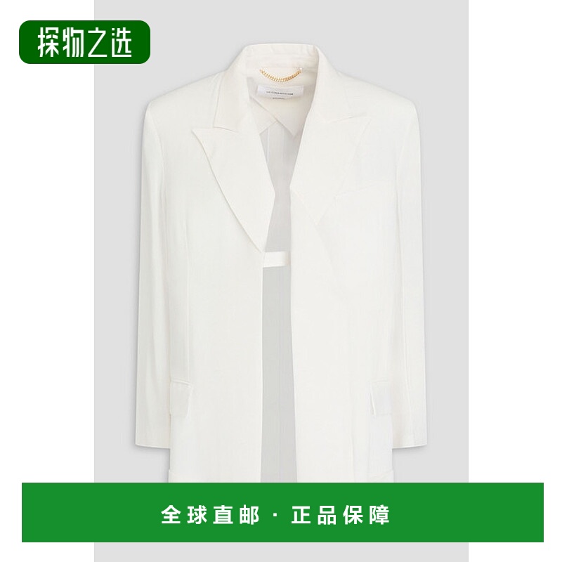香港直邮VICTORIA BECKHAM 维多利亚·贝克汉姆 女士 绉纱西装外