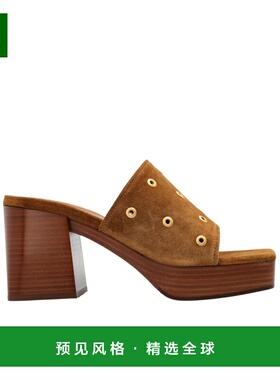 香港直邮Gianvito Rossi 方头高跟凉鞋 G1004545CUO厚底