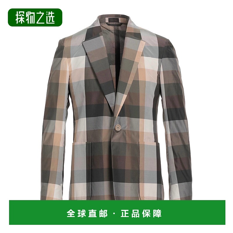 1h可退 香港直邮Zegna 杰尼亚 男士 西装外套 green绿色 舒适时尚