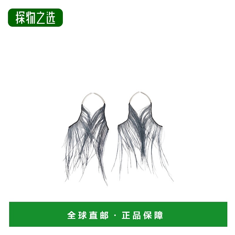 香港直邮Lemaire 羽毛耳环 JW0125FI0027