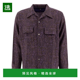 香港直邮NEEDLES 男士衬衫 PU164APURPLE AW2024 紫色 Paisley wo