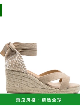 1h可退 香港直邮CastaÑer 女士 BAILEY 帆布面凉鞋 BAILEY6002201