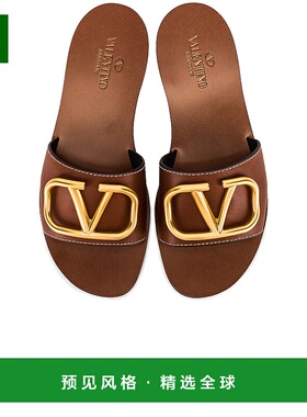 1h可退 香港直邮Valentino 华伦天奴 女士 V 徽标凉拖 TW2S0M21HW