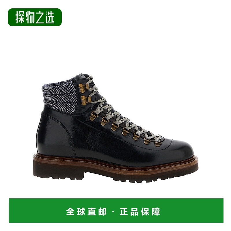 香港直邮Brunello Cucinelli 圆头短筒靴 MZUWBMS890男鞋