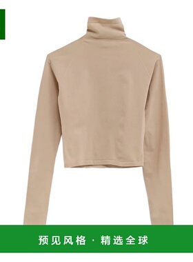 香港直邮Alaia 高领短上衣 AA9H1332K127B长袖女装