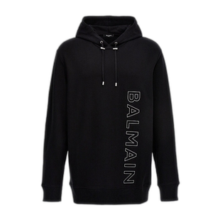 香港直邮Balmain 连帽卫衣长袖帽衫 BH1JT046BC22连帽衫