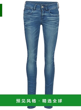 欧洲直邮G-Star Raw 女士 LYNN MID SKINNY 牛仔裤 蓝色紧身裤