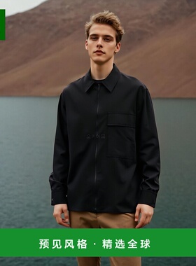 韩国直邮STUDIO NICHOLSON BATRA 黑色衬衫夹克 男士 2023年冬季