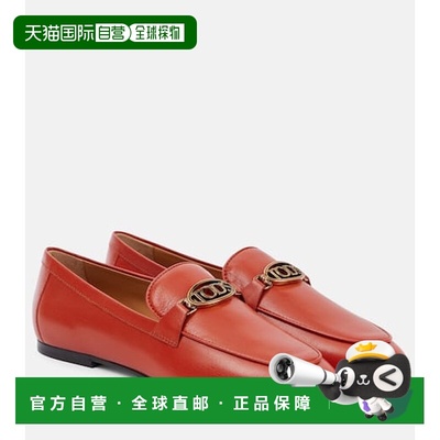 1h可退 香港直邮TOD'S 托德斯 女士 皮质乐福鞋 red红色 舒适时尚