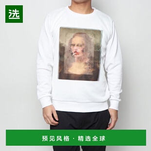 【日本直邮】STYLEBLOCK3D打印运动衫（灰白色）长袖上衣秋冬男卫