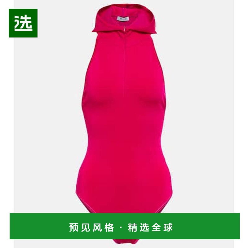 香港直邮Alaïa 女士 连帽连体衣 pink粉色 舒适时尚