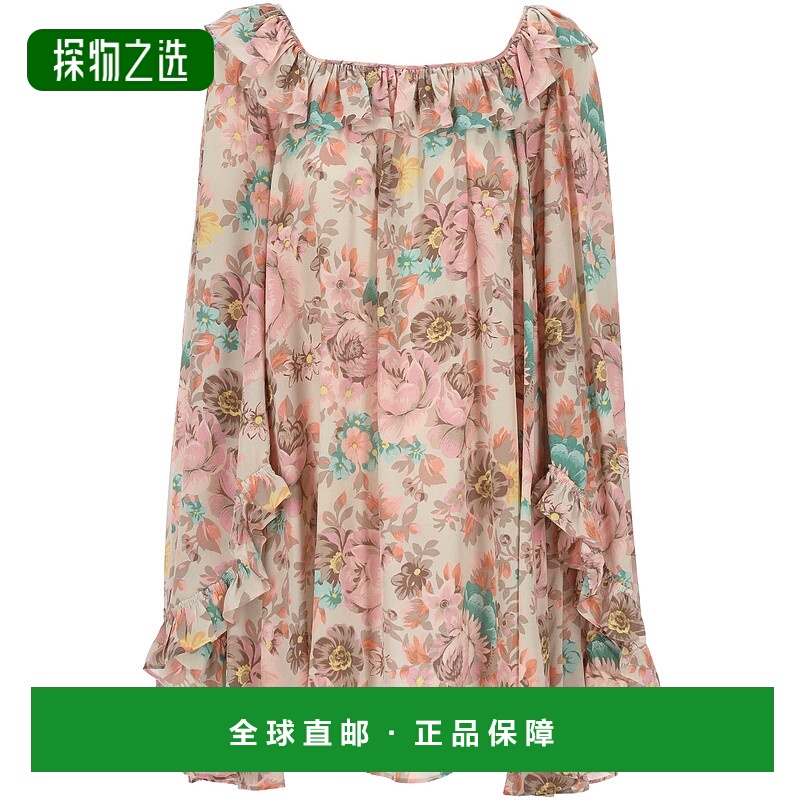 香港直邮Chloe 蔻依 女士 Chloè 灰色连衣裙 25ARO1206000B