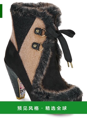 欧洲直邮Irregular Choice  女鞋 秋冬 短筒靴 APPLE TURNOVER