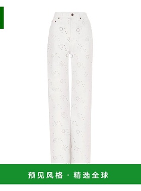 香港直邮Chloe 腰带环牛仔裤 CH25ADP06260直筒裤