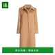 女装 1h可退 毛呢 Cashmere 驼绒纽扣前开大衣 美国直邮 Sofia