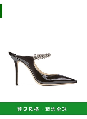 香港直邮Jimmy Choo BING 系列水晶绑带高跟鞋 BING100PAT010003