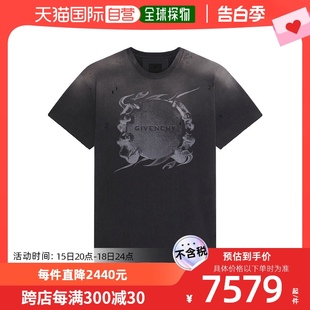 香港直邮Givenchy BM71JT3YGA T恤 logo短袖