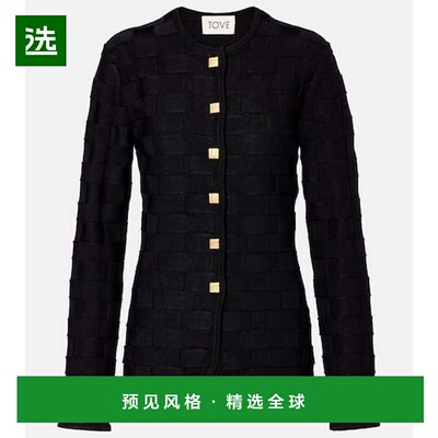 1h可退 香港直邮TOVE 女士 Uma 夹克 black黑色 舒适时尚