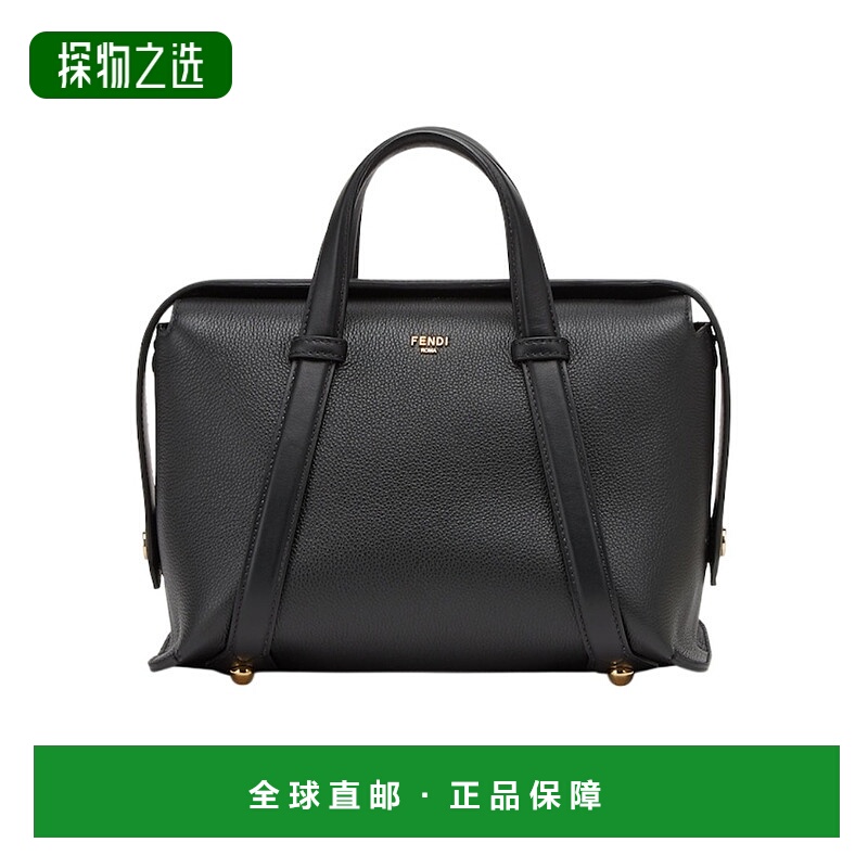 香港直邮Fendi Boston 中号单肩包 8BL152APZA手提包