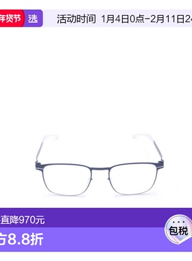 1h可退 香港直邮Mykita 女士 Yotam 方形鏡框眼鏡 YOTAM blue蓝色