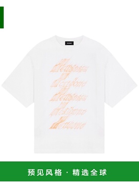 香港直邮WE11DONE 男士T恤 WDTT025751UWH SS2025白色 短袖