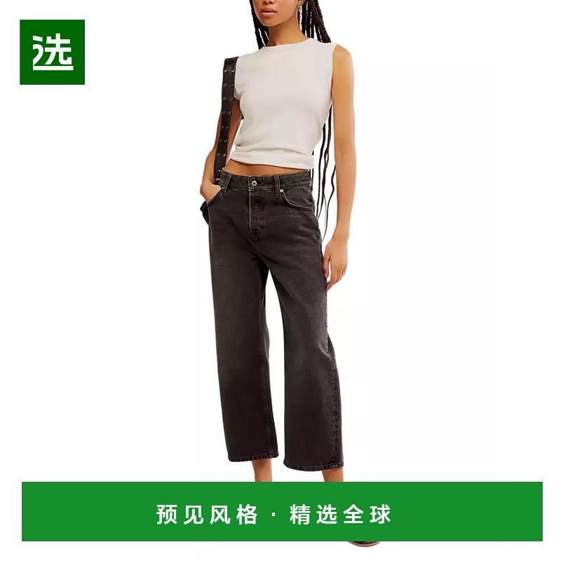 1h可退 【美国直邮】Free People 女士深度迷醉筒腿低裆牛仔裤 经,女装/女士精品,牛仔裤,淘宝优惠券,粉丝福利购,淘宝优惠卷
