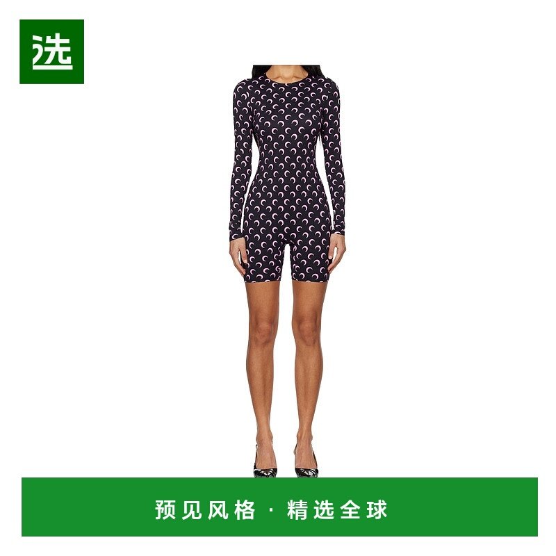 香港直邮Marine Serre 印花性感连身裤套装 WJS010ACJER0001