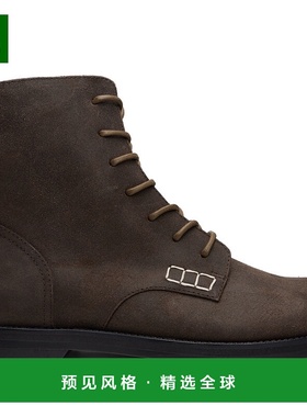 1h可退 香港直邮J.W. Anderson 男士 棕色 Loafer Lace-Up 踝靴 B