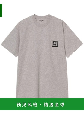 香港直邮CARHARTT WIP 男士T恤 I035439V6XX AW2025 灰色 Logo T