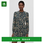 香港直邮ULLA JOHNSON 女士 1h可退 Arabella 真丝迷你连衣裙