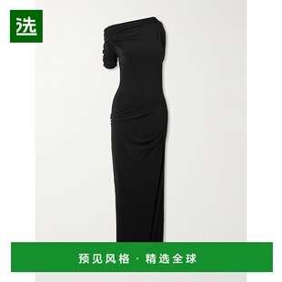 针织中长连衣裙 香港直邮Jacquemus 单袖 Drapeado 24EDRW001 女士