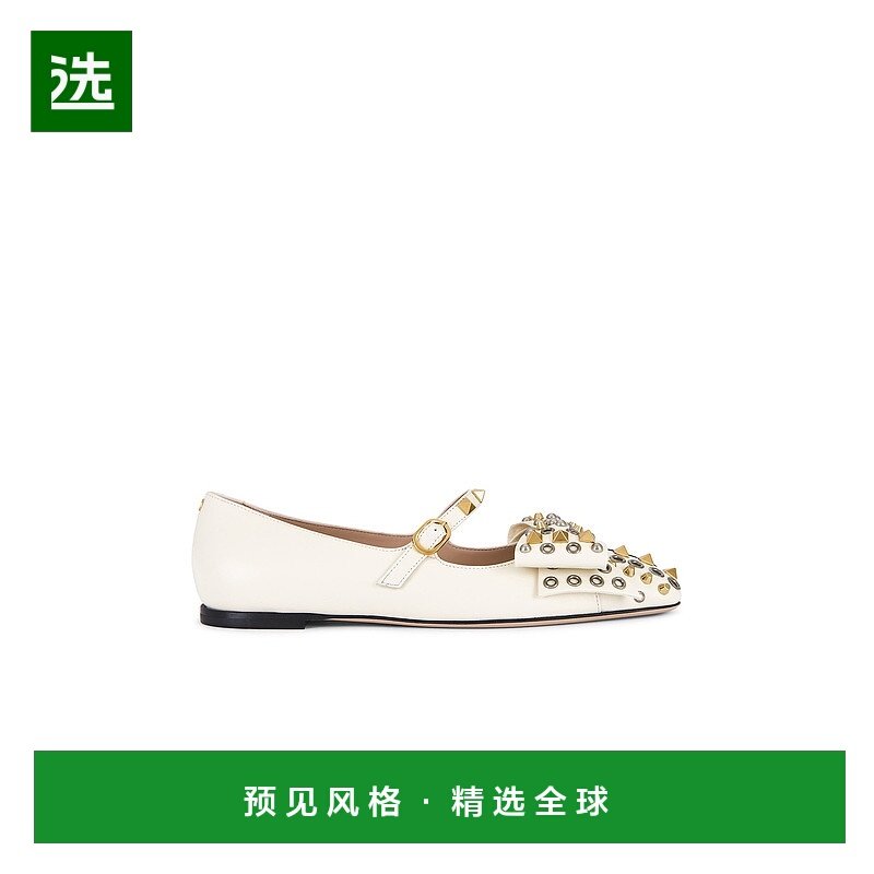 1h可退 香港直邮Valentino 华伦天奴 女士 Bowow 芭蕾平底鞋 7W2S,女鞋,浅口单鞋,淘宝优惠券,粉丝福利购,淘宝优惠卷