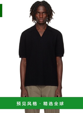 1h可退 香港直邮A.P.C. 男士 黑色 Livio Polo 衫 COGDKH23413