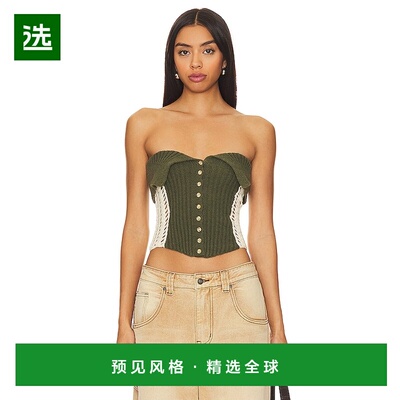 1h可退 香港直邮jaded london 女士 针织紧身胸衣 JWT3766