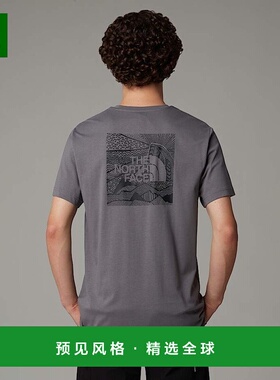 欧洲直邮北面男士 Redbox 庆典T恤TheNorthFace新款