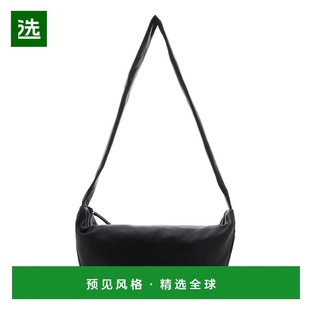 1h可退 香港直邮ST.AGNI 女士 新月形皮革包包 black黑色 舒适时